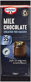 Délicieux et riche chocolat au lait du dr oetker 150 grammes