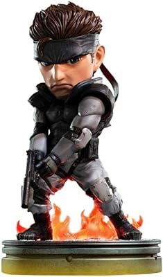 4 premières figurines snake sd (solid gear metal) en pvc de mgsd