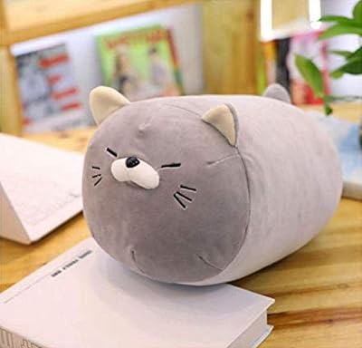 Peluche douce et spongieuse en forme de chaton pour enfant, jouet apaisant