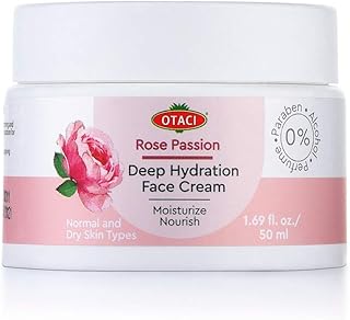Crème hydratante profonde pour le visage uktaki rose passion | crème hydratante à
