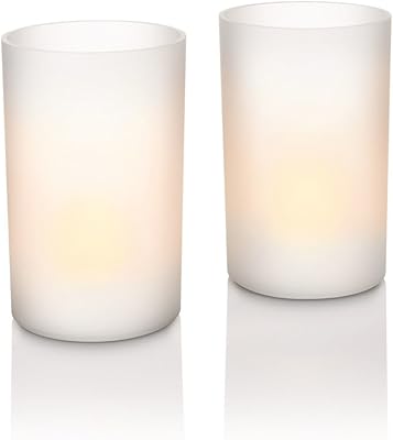 Ensemble de bougies en plastique philips emigio 1,5 watts, blanc, 7007531pu