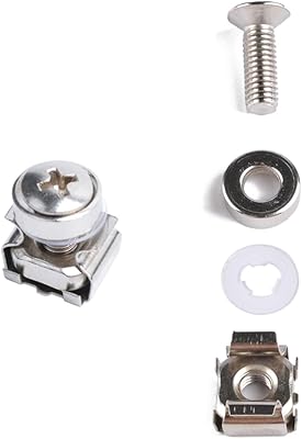 Glstoy 10 pièces vis d'étagère m5 combinaison équipement serveur rack vis étagères écrous et vis serveur rondelle cadre coquille écrou cage écrous et rondelle armoire vis cage trou carré. Diaytar : Le e-commerce qui respecte votre budget