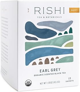 Sachets de thé bio rishi - earl grey - 50 ml (15 pièces). Trouvez tout ce dont vous avez besoin sur Diaytar Sénégal