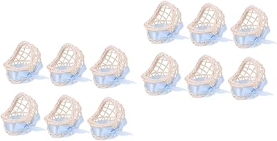 Hanabas 12 pièces paniers de fleurs pour filles pour fête de mariage, panier
