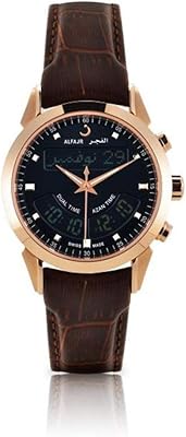 Montre décontractée pour homme analogique-numérique en cuir - wa-10b