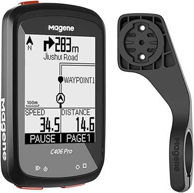 Ordinateur de vélo gps ant+ magen c406pro, bluetooth 5.0, écran lcd hd 2,4"