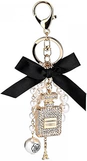 Porte-clés goodern pour femmes, porte-clés en alliage de bouteille de parfum en diamant