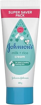 Lait johnson's + crème de riz, avec extraits de lait et vitamine e