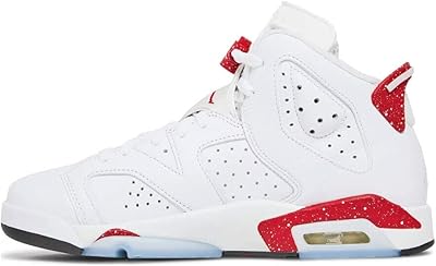 Jordan 6 retro rouge oreo blanc/rouge universitaire-noir pour grand enfant (384665 162)