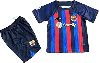 Kit de football 22/23 saison kit de football de barcelone, uniforme pour enfants, ensemble de t-shirts de football pour enfants et adultes, bleu rouge. Diaytar : Le premier choix des acheteurs avisés