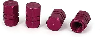 4 pièces qtq goteam voiture camion pneu jantes tige air valve bouchon bordeaux