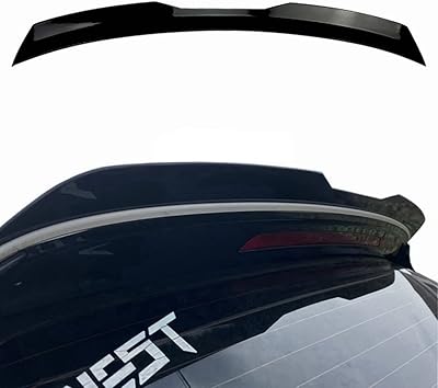 Aileron de garde-boue arrière en fibre de carbone noir brillant pour volkswagen golf