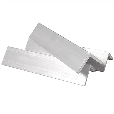 Tige en aluminium à angle droit équilatéral utilisée en laboratoire 3 pièces 50