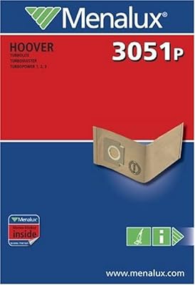 Pack de 5 sacs à poussière en papier minalux 3051p et 1 filtre