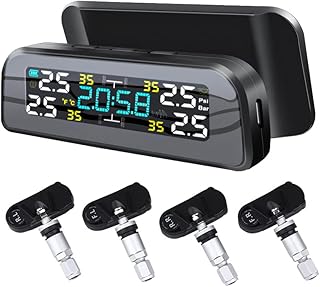 Système de surveillance de la pression des pneus solaire système d'alarme de pression