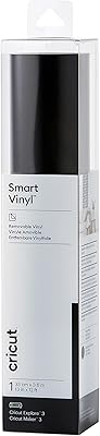 Papier vinyle intelligent amovible cricket, taille 33 x 366 cm (noir)