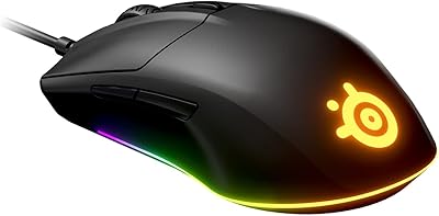 Souris de jeu rival 3 - 8 500 dpi avec capteur optique trumov
