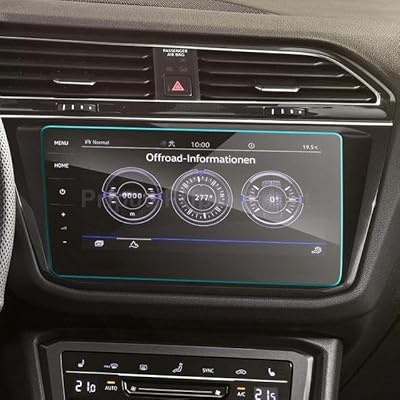 Protecteur d'écran en verre trempé pour intérieur de voiture pour tiguan sel 2021