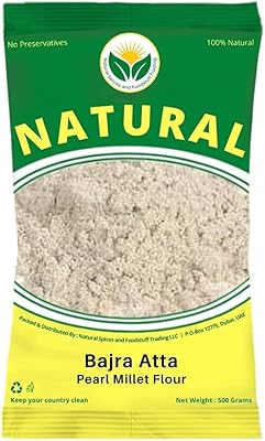 Shaki fresh bajra atta de naturals (farine de millet perlé) 2kg