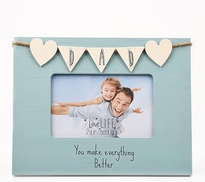 Cadre photo en bois love life, taille 6" x 4", idée cadeau ll427d