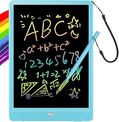 Tablette d'écriture lcd 10 pouces, planche à dessin colorée effaçable et réutilisable, tableau