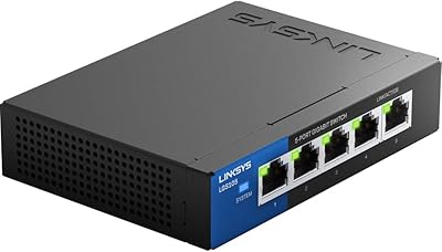 Commutateur réseau gigabit ethernet linksys 5 ports