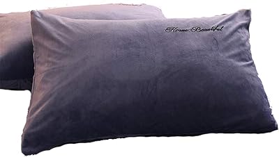 Taies d'oreiller en velours cristal, taies d'oreiller confortables et durables pour l'hiver, housse