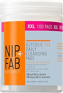 Nip + fab tampons nettoyants quotidiens pour le visage à l'acide hyaluronique à l'acide hyaluronique et à l'hamamélis, tampons nettoyants pour le visage pour un teint exfoliant et un soir, 100 tampons xxl. La marketplace qui fait du bien à votre budget : Diaytar