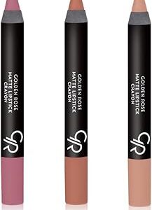 Ensemble de 3 rouges à lèvres mat crémeux golden rose, collection nude. Diaytar Sénégal : Votre guichet unique pour tous vos achats