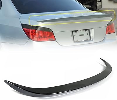 Aileron arrière de voiture pour bmw e60 5er 2004 2005 2006 2007 2008