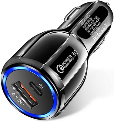 Chargeur de voiture gzre usb c 30 w super mini adaptateur