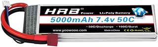 Batterie hrb deans t lipo 2s 7,4 v 5000 mah 50c compatible