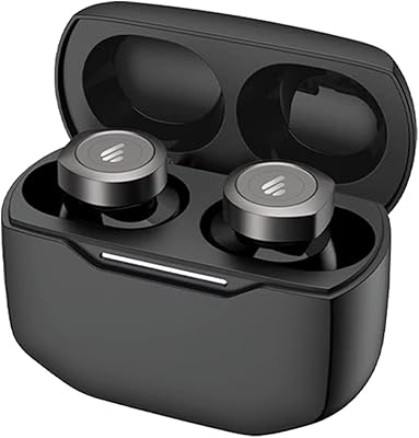 Écouteurs intra-auriculaires sans fil edifier avec technologie de suppression du bruit - noir