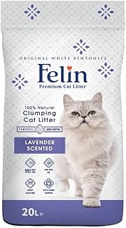 Litière agglomérante pour chat en bentonite 100 % naturelle feline 995
