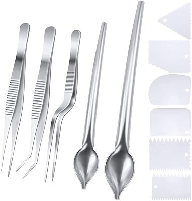 Silvtec 11 pièces outils de placage de chef spatules à dessin de farine en acier. L'alternative e-commerce intelligente au Sénégal : Diaytar