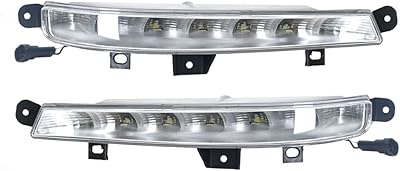 Paire de feux antibrouillard diurnes à led pour mercedes-benz w221 s63 amg 2007-2013