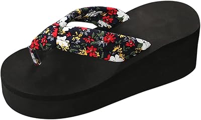 Sandales d'été élégantes et décontractées pour femmes, avec talon large, fond épais décoré