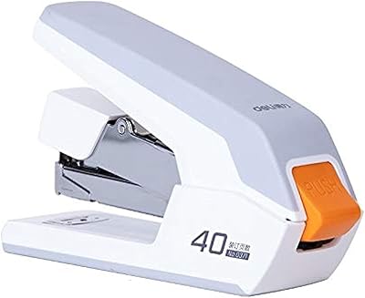 Agrafeuse à ressort deli 0371, 40 feuilles (blanc)