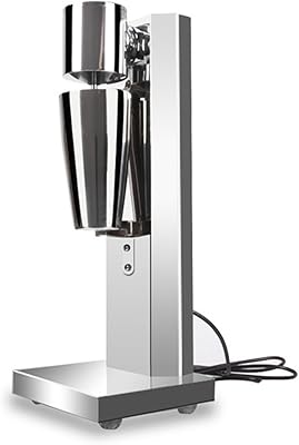 Machine à milkshake classique, mousseur à lait électrique à 2 vitesses, mélangeur à