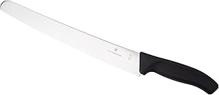Couteau à tarte victorinox 6863326b bord dentelé pointe noir