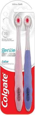 Brosse à dents manuelle ultra douce colgate à poils extra doux pour adultes