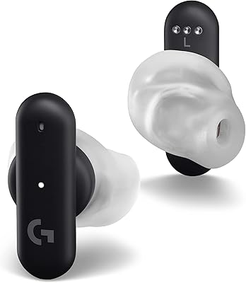 Écouteurs de jeu sans fil logitech g par fits, ajustement moulé sur mesure