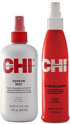 Spray sans rinçage chi keratin mist 12 oz et 44 iron guard