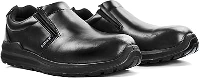Chaussures de sécurité gladiator 6048 noires, semelle intermédiaire en fibre, certifiées ce