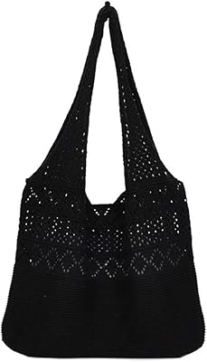 Sac fourre-tout au crochet esthétique, sac à bandoulière, sac de plage, sac fourre-tout
