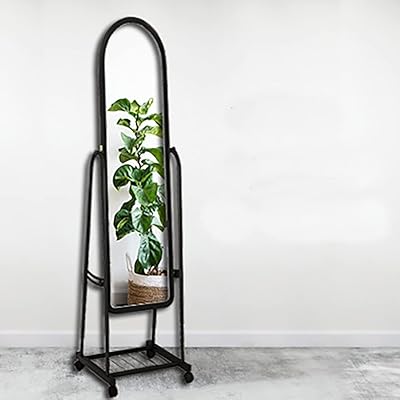 Miroir sur pied pleine longueur decorhills à accrocher ou à appuyer sur le mur,
