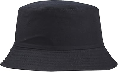 Higgerbay hommes femmes coton chapeau de pêche été couleur unie festival de pêcheur