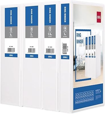 Dossier deli a4 de 3 pouces avec deux ouvertures dans la lettre d