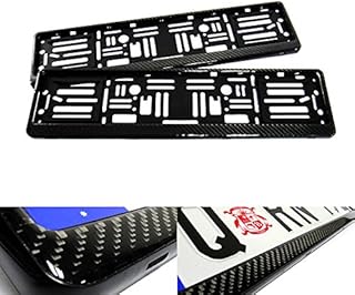 2 x support de plaque d'immatriculation hydrographique en fibre de carbone 3d