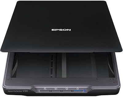 Scanner de photos et de documents couleur epson perfection v39 avec numérisation cloud